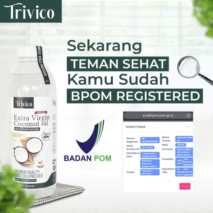 TRIVICO Minyak VCO Organik Virgin Coconut Oil Spray 100ml - Untuk Masak, Salad Dressing dan Menumis - Image 5