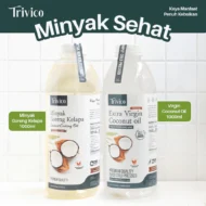 TRIVICO Paket Hemat 2 Minyak Kelapa Extra Virgin Coconut Oil & Minyak Goreng 1 Liter