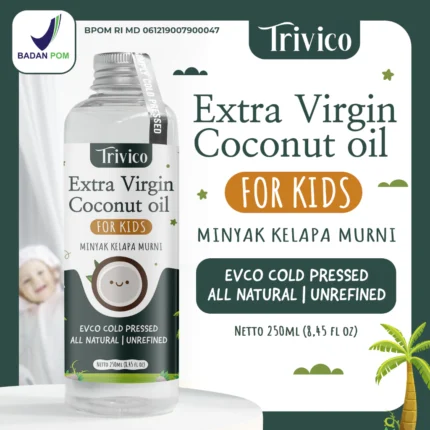 TRIVICO Minyak VCO Extra Virgin Untuk MPASI Anak & Bayi - USDA Organik