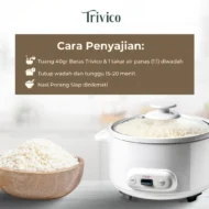 TRIVICO Beras Porang 1Kg - Rendah Kalori & Karbohidrat - Image 6