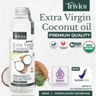 Trivico Minyak VCO Virgin Coconut Oil 250ml - 100% Murni, Cold Pressed, USDA Organik
