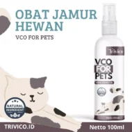 Trivico Minyak VCO Hewan Spray 100ml - Obat Ampuh Scabies, Kurap, Gudik, serta Jamur pada Hewan
